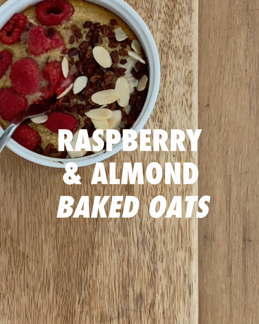 Raspberry & Almond Baked Oats
